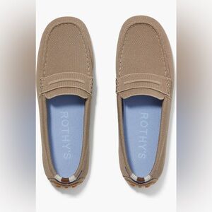Rothy’s The Driver Loafers Latte Size 10